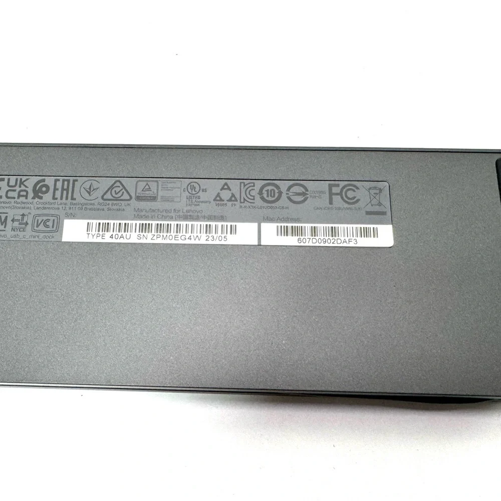 Lenovo 40AU0065US USB-C Mini Docking Station- new